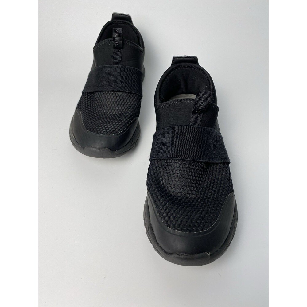 Vionic Brisk Camrie Women’s Slip On Black Comfort Sneaker Shoe Sz 7.5 Excellent